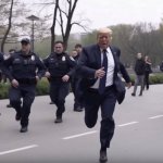 Trump on the run