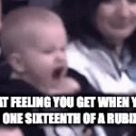 This was always me at 8 years old, not gonna lie. | THAT FEELING YOU GET WHEN YOU FINISH ONE SIXTEENTH OF A RUBIX CUBE | image tagged in gifs,success kid | made w/ Imgflip video-to-gif maker