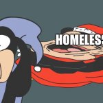 oh no | HOMELESS DUDE; ME | image tagged in sr pelo | made w/ Imgflip meme maker