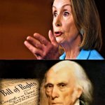 pelosi spilling BS contrary of bill of rights meme