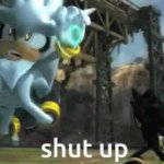 shut up GIF Template