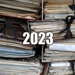 archive folders 2023 | 2023 | image tagged in file folders | made w/ Imgflip meme maker