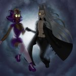 Kashiko Murasaki and Sephiroth