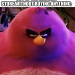I made this template, try it if you want | HOW IT FEELS WALKING OUT OF THE GROCERY STORE WITHOUT BUYING ANYTHING: | image tagged in the biggest bird,funny memes | made w/ Imgflip meme maker