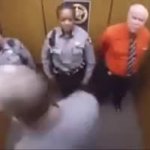 Police dancing in elavator (full version fast) GIF Template