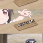 Yuu buys a cookie | STAR WARS; DISNEY; GEORGE LUCAS | image tagged in yuu buys a cookie | made w/ Imgflip meme maker