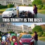 R.I.P. Greatest Disney Channel Cartoons | THIS TRINITY IS THE BEST. BUT I LIKE THIS TRINITY BETTER | image tagged in this is brilliant but i like this,gravity falls,the owl house,amphibia,dc comics | made w/ Imgflip meme maker