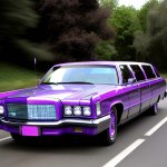 Purple Limousine template