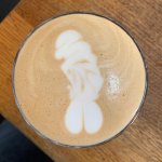 Funny latte art