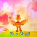 Mario movie blue shell template