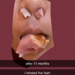 I got the 50 upvotes, youre welcome | image tagged in ham,inhales,food | made w/ Imgflip meme maker