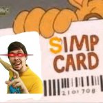 simp bete | image tagged in simp card | made w/ Imgflip meme maker