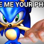 sonic give me your phone