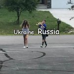 Trumpet Boy | Ukraine; Russia | image tagged in trumpet boy,slavic,russo-ukrainian war | made w/ Imgflip meme maker