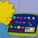 Maggie Simpson Buttons