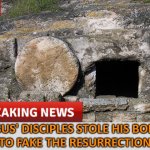 Jesus' disciples stole his body  to fake the resurrection | JESUS' DISCIPLES STOLE HIS BODY 
TO FAKE THE RESURRECTION | image tagged in tomb of jesus christ | made w/ Imgflip meme maker