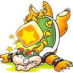 Bowser with Panel