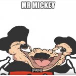 Yes | MR MICKEY | image tagged in mokey pain | made w/ Imgflip meme maker