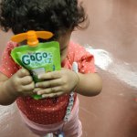 kid with gogo squeze