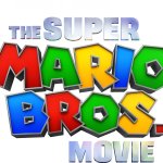 The Super Mario Bros movie logo