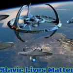 Star Trek Collage Over Scotland by Dan Leckie | Slavic Lives Matter | image tagged in star trek collage over scotland by dan leckie,slavic,slavic star trek | made w/ Imgflip meme maker
