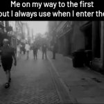Weee | Me on my way to the first workout I always use when I enter the gym | image tagged in gifs,memes,funny,workout,gym,front page plz | made w/ Imgflip video-to-gif maker