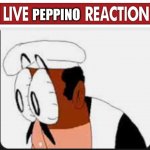 live peppino reaction meme