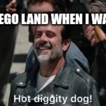 clever title | ME AT LEGO LAND WHEN I WAS FIVE | image tagged in gifs,lego | made w/ Imgflip video-to-gif maker