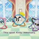 this upset kirby immensely meme