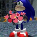 sonic with hearts