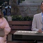 what song is he playing ? | image tagged in forrest gump,tom hanks,keyboard,movies,musical instruments,songs | made w/ Imgflip meme maker