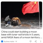 China colonizing the moon