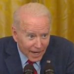 Biden talking in microphone