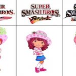 Strawberry shortcake for smash | image tagged in smash bros renders | made w/ Imgflip meme maker
