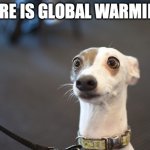 There is global warming? | THERE IS GLOBAL WARMING? | image tagged in homework | made w/ Imgflip meme maker