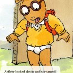 Arthur in His Underwear