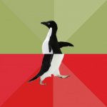 Socially Average Awesome Penguin template
