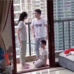 son and dad get scolded by mom
