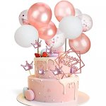 balloon birthday cake