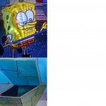 SpongeBob and the dump trash template