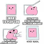 Pink Blob In the Box Meme Generator - Imgflip