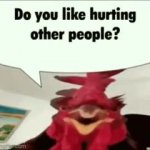 rooster chatting meme