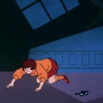 Velma looking for glasses