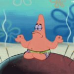 Patrick Star Meditating