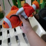 Nemo plush | BE POLITE OR ELSE; HE WILL HAUNT YOUR DREAMS ON NIGHT | image tagged in imadedmeme | made w/ Imgflip meme maker