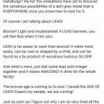 Age of lead