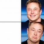 Elon Musk Happy Sad meme