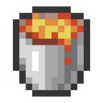Minecraft lava bucket