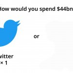 How Would You Spend $44 Billion? template