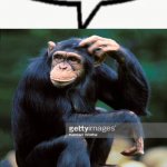 Monkey speech bubble meme